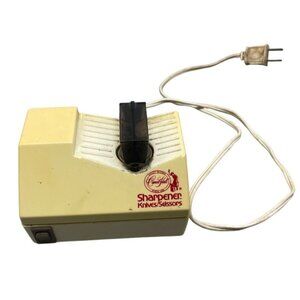 Vintage used Dazey Electric plug in Sharpener for Kitchen Knives  Scissors READ